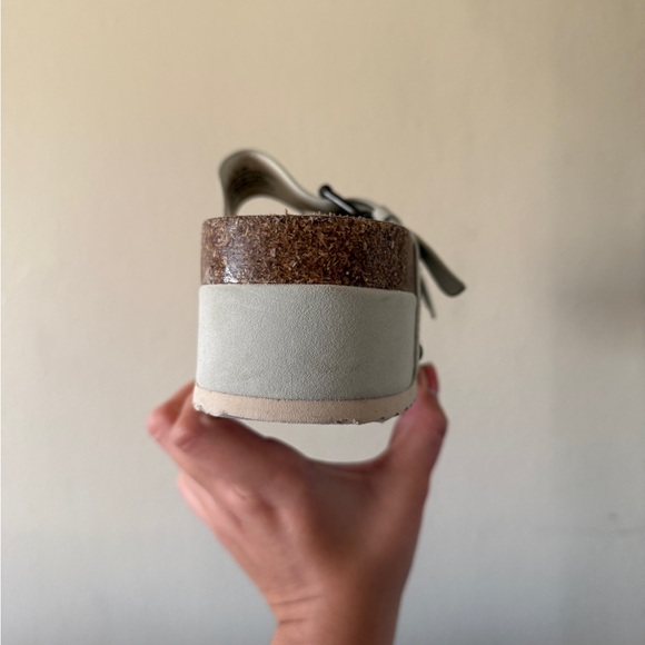 Altar’d State Taupe Faux Suede Serenna Studded Platform Sandals size 6.5 - Picture 9 of 12